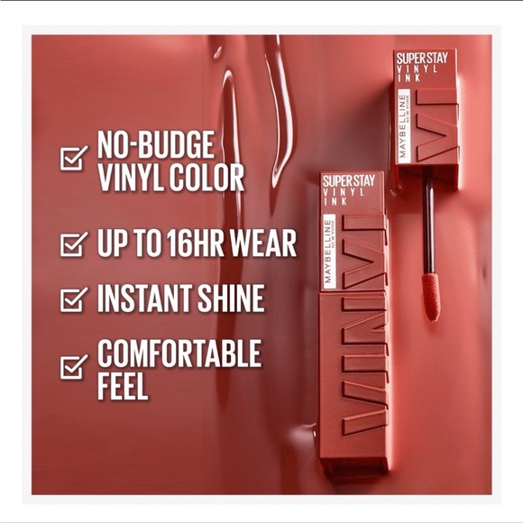 Maybelline SuperStay Vinyl Ink Liquid Lipstick, 140 Charged - Picture 6 of 7